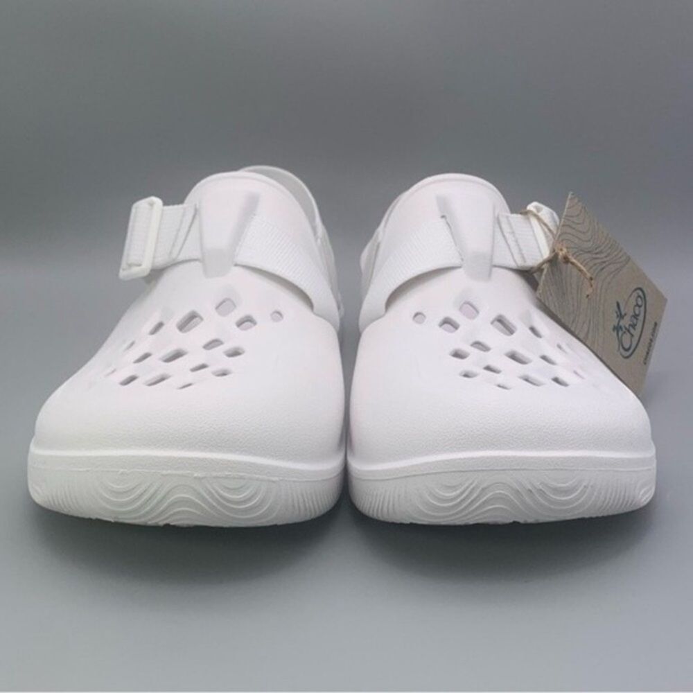 Chaco Women's Chillos 'White' Clogs Sandals Slides Shoes - Size: 8 - Picture 5 of 14